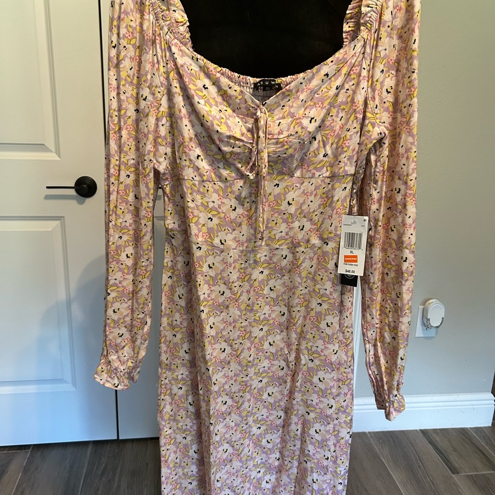 Floral Long Sleeve Dress